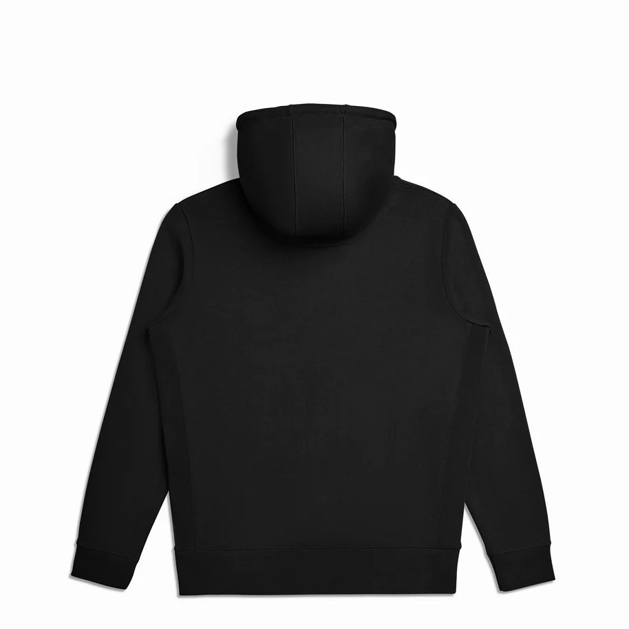 Organic Cotton Hooded Sweatshirt- Black