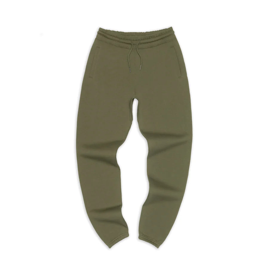 Organic Cotton Sweatpants- Military Green